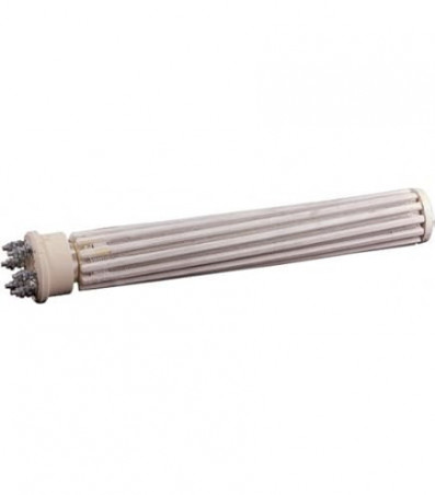 2400W steatite resistor, 47mm diameter, single/three-phase.
