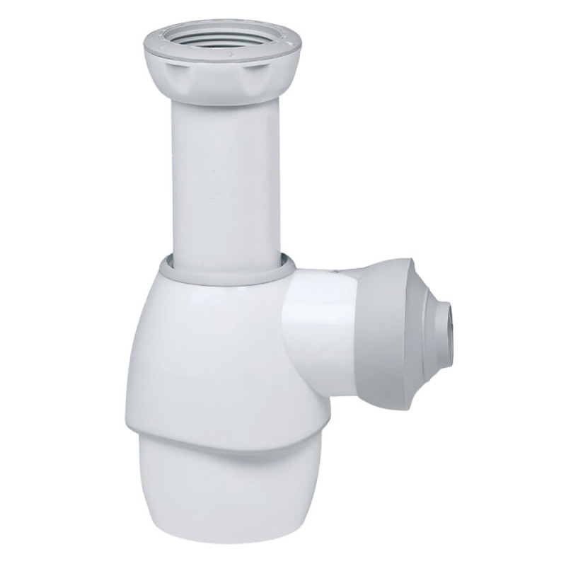 Sifón universal NF lavabo, lavabo de manos, bidet y fregadero salida Ø32/40 mm Sifón universal NF lavabo, lavabo de manos, bidet y fregadero salida Ø32/40 mm
