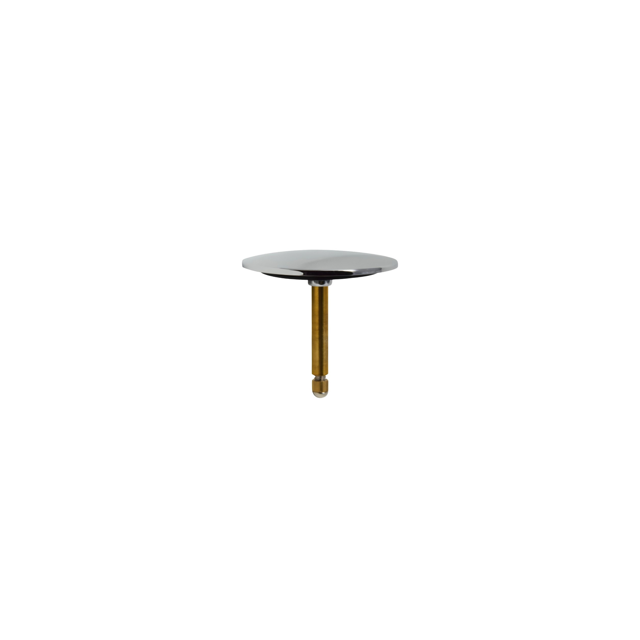 Clapet recouvrant diamètre 72 mm pour vidage baignoire à câble, brillant WIRQUIN 30724544 - Image 1/2