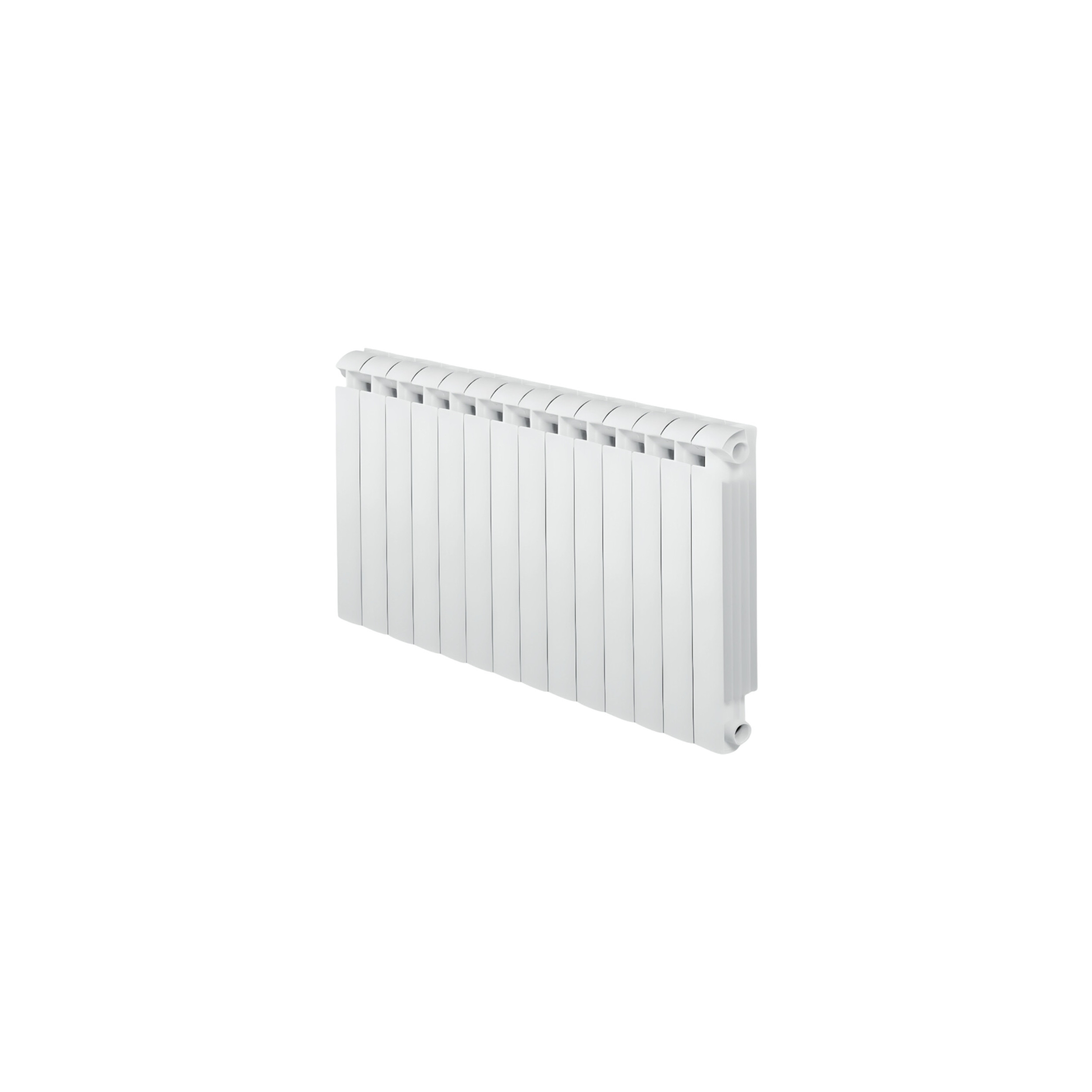 Radiatore in ghisa alluminio 2268W riscaldamento centrale 14 elementi KLASS 800 bianco GLOBAL 14xKLASS800B - Immagine 1/6