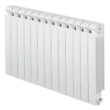 Cast iron aluminum radiator 2016W central heating 13 elements KLASS 800 white GLOBAL 13xKLASS800B - Image 1/6