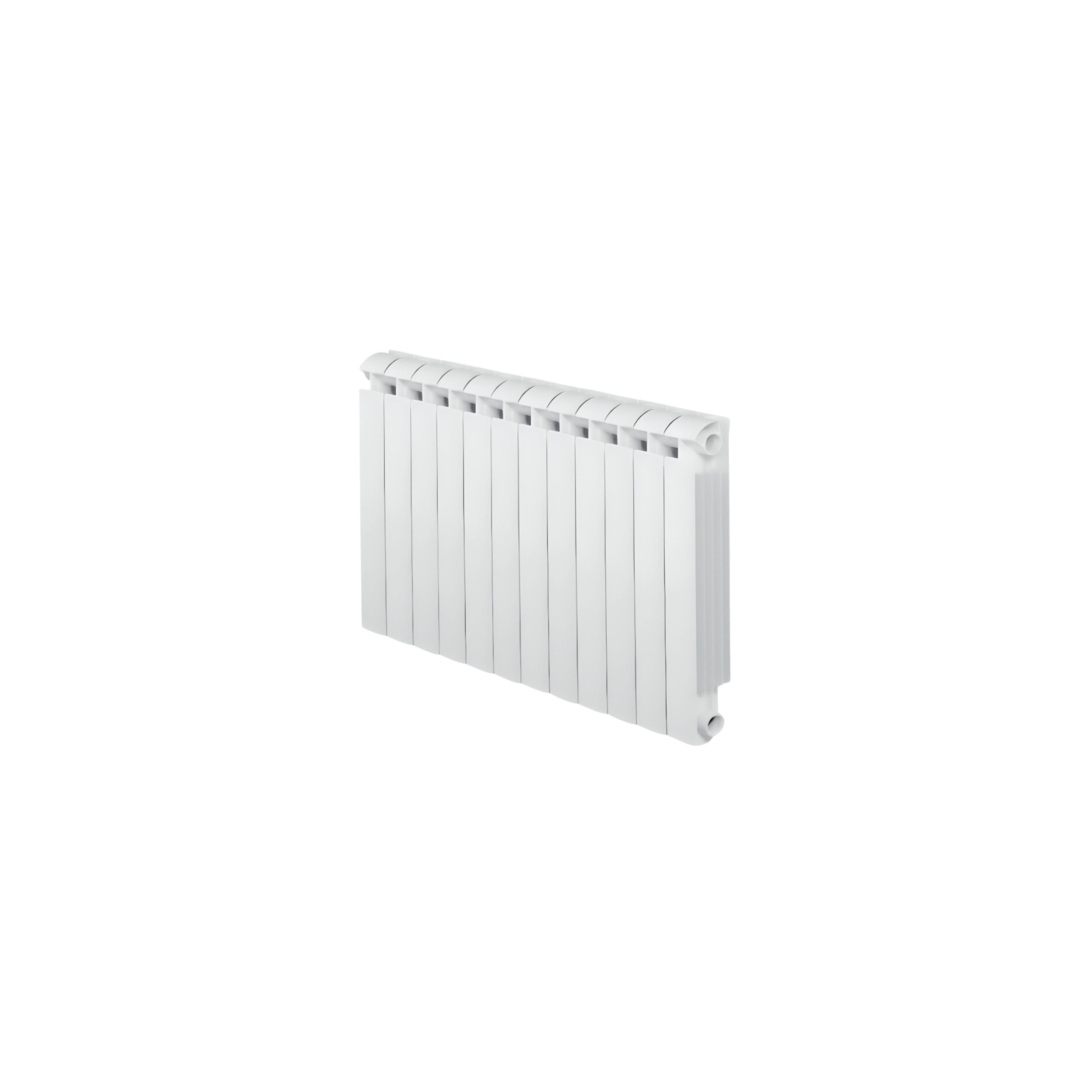 Cast iron aluminum radiator 1944W central heating 12 elements KLASS 800 white GLOBAL 12xKLASS800B - Image 1/6