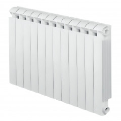 Radiator gietaluminium 1944W centrale verwarming 12 elementen KLASS 800 wit GLOBAL 12xKLASS800B - Afbeelding 1/6