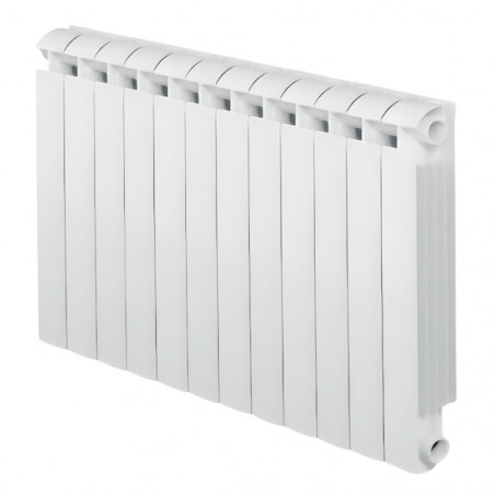 Cast iron aluminum radiator 1944W central heating 12 elements KLASS 800 white GLOBAL 12xKLASS800B - Image 1/6