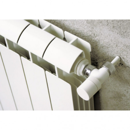 Radiatore in ghisa alluminio 1944W riscaldamento centrale 12 elementi KLASS 800 bianco GLOBAL 12xKLASS800B - Immagine 5/6