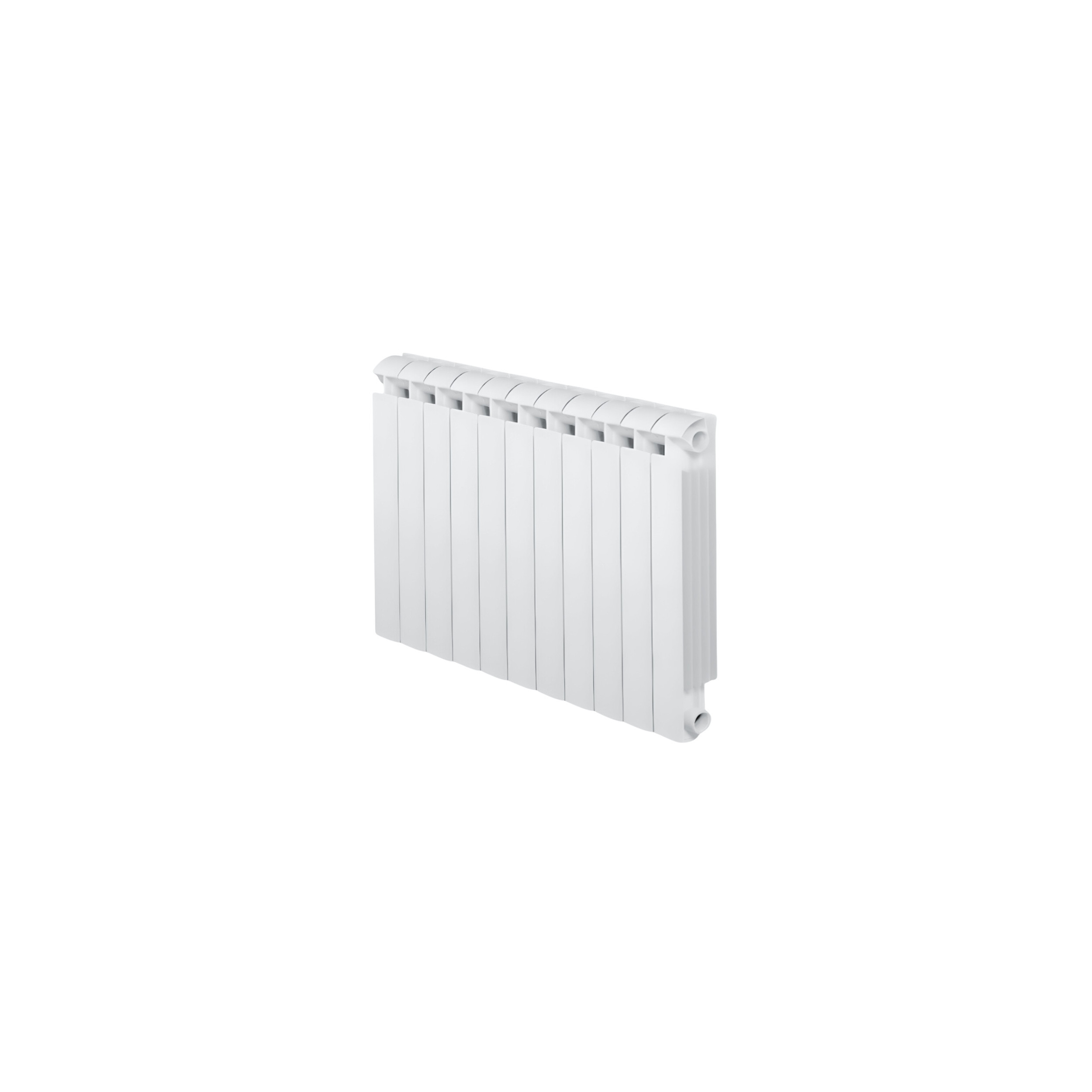 Aluminum cast radiator 1782W central heating 11 elements KLASS 800 white GLOBAL 11xKLASS800B - Image 1/6