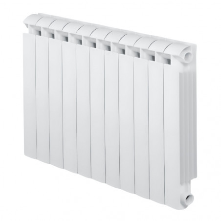 Aluminum cast radiator 1782W central heating 11 elements KLASS 800 white GLOBAL 11xKLASS800B - Image 1/6
