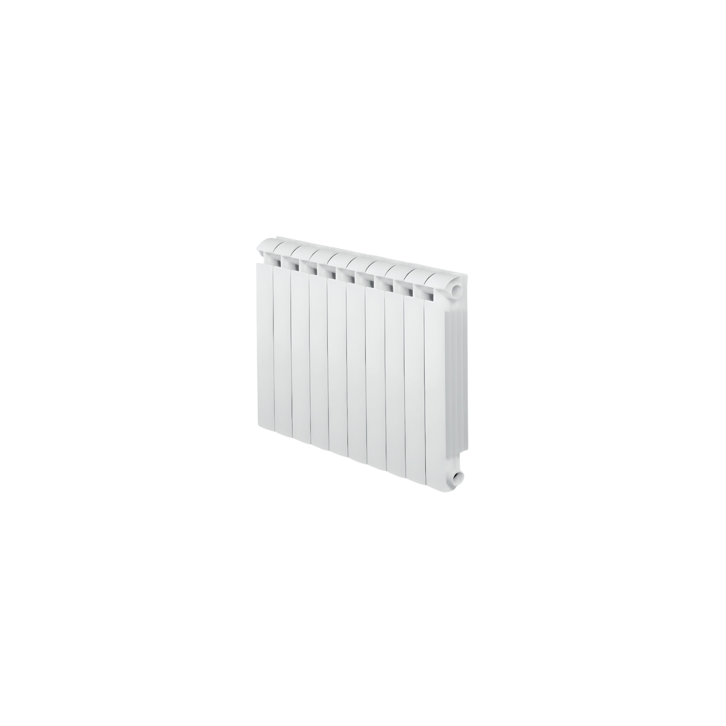 Radiatore in ghisa alluminio 1620W riscaldamento centrale 10 elementi KLASS 800 bianco GLOBAL 10xKLASS800B - Immagine 1/6