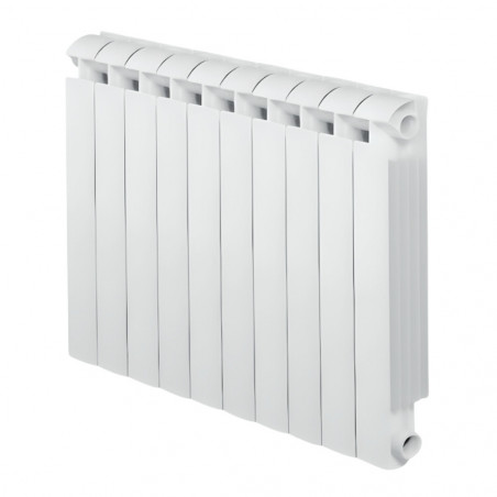 Radiatore in ghisa alluminio 1620W riscaldamento centrale 10 elementi KLASS 800 bianco GLOBAL 10xKLASS800B - Immagine 1/6