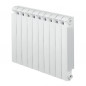 Aluminium gietijzeren radiator 1620W centrale verwarming 10 elementen KLASS 800 wit