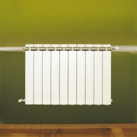Heizkörper aus Aluminium-Guss 1620W Zentralheizung 10 Elemente KLASS 800 weiß GLOBAL 10xKLASS800B - Bild 5/6