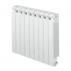 Aluminum cast radiator 1458W central heating 9 elements KLASS 800 white GLOBAL 9xKLASS800B - Image 1/6