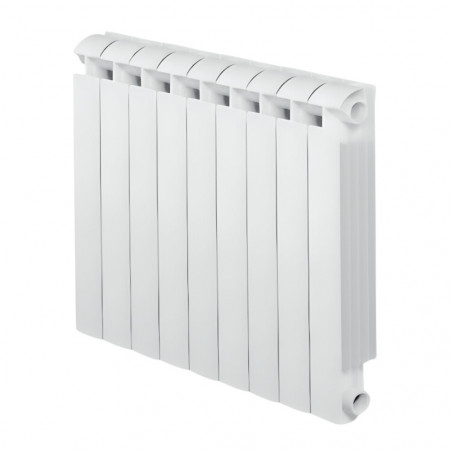Radiador de fundición de aluminio 1458W calefacción central 9 elementos KLASS 800 blanco GLOBAL 9xKLASS800B - Imagen 1/6