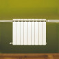 Aluminum cast radiator 1458W central heating 9 elements KLASS 800 white