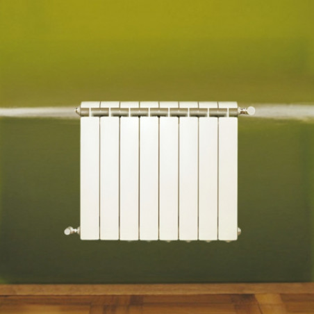 Cast iron aluminum radiator 1296W central heating 8 elements KLASS 800 white GLOBAL 8xKLASS800B - Image 3/6