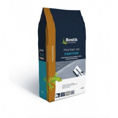 Grey finishing mortar, 5kg bag.