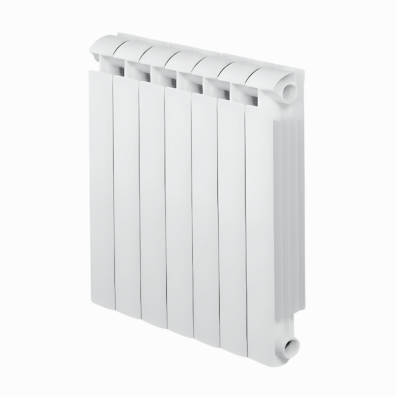 Aluminium gietradiator 1134W centrale verwarming 7 elementen KLASS 800 wit