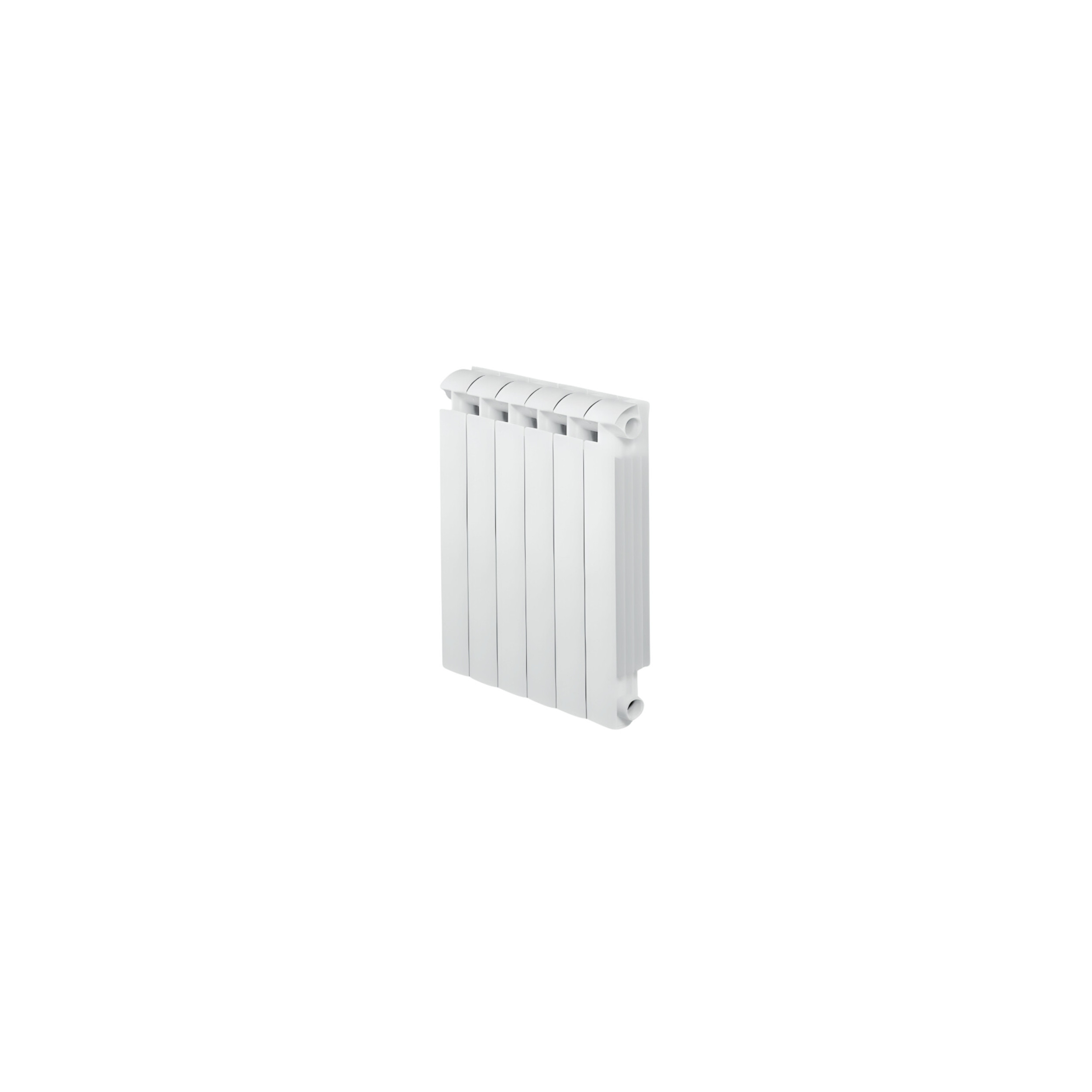 Radiatore in ghisa alluminio 942W riscaldamento centrale 6 elementi KLASS 800 bianco GLOBAL 6xKLASS800B - Immagine 1/6