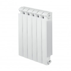Cast iron aluminum radiator 942W central heating 6 elements KLASS 800 white GLOBAL 6xKLASS800B - Image 1/6
