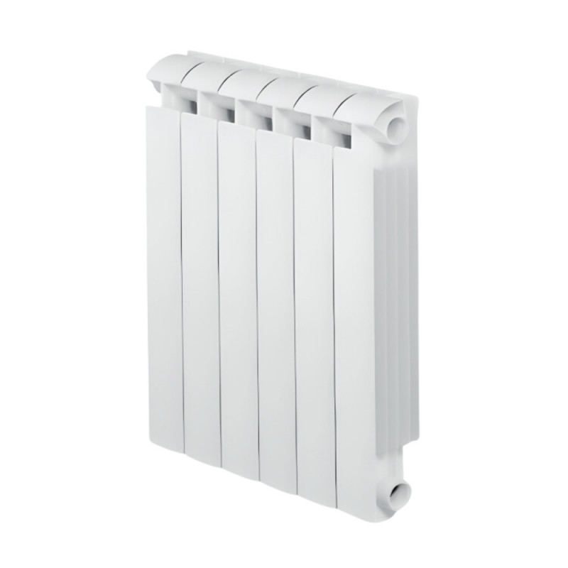 Aluminium gietijzeren radiator 942W centrale verwarming 6 elementen KLASS 800 wit Aluminium gietijzeren radiator 942W centrale verwarming 6 elementen KLASS 800 wit