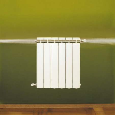 Heizkörper aus Aluminiumguss 942W Zentralheizung 6 Elemente KLASS 800 weiß GLOBAL 6xKLASS800B - Bild 3/6