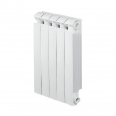 Radiador de hierro fundido de aluminio 810W calefacción central 5 elementos KLASS 800 blanco GLOBAL 5xKLASS800B - Imagen 1/6