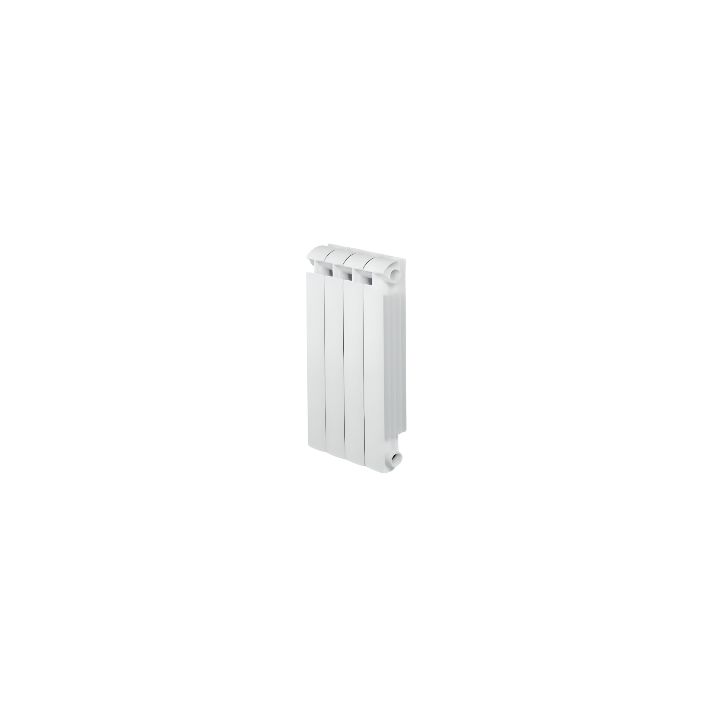 Cast iron aluminum radiator 648W central heating 4 elements KLASS 800 white GLOBAL 4xKLASS800B - Image 1/6