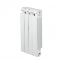 Radiador de fundición de aluminio 648W calefacción central 4 elementos KLASS 800 blanco GLOBAL 4xKLASS800B - Imagen 1/6