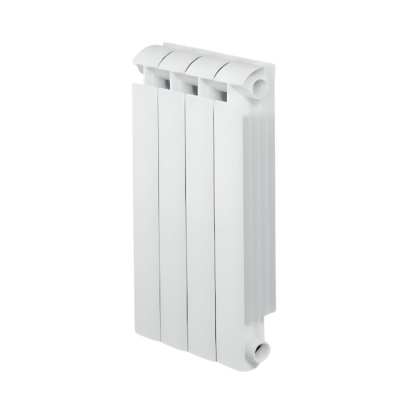 Radiador de aluminio fundido 648W calefacción central 4 elementos KLASS 800 blanco
