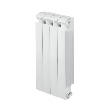Radiador de fundición de aluminio 648W calefacción central 4 elementos KLASS 800 blanco GLOBAL 4xKLASS800B - Imagen 1/6