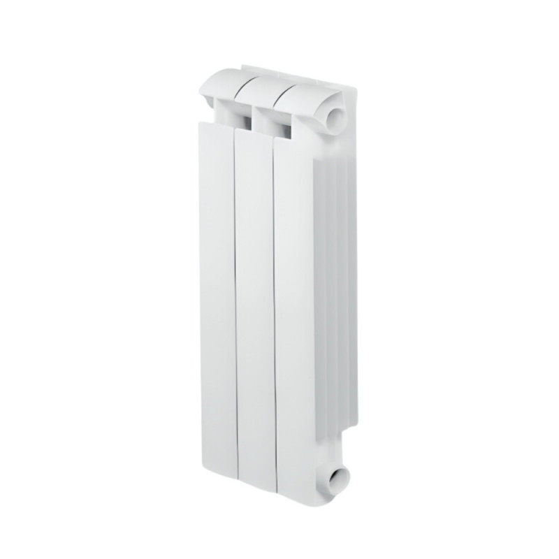 Aluminium gietijzeren radiator 486W centrale verwarming 3 elementen KLASS 800 wit