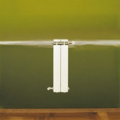 KLASS 800 white 2-element cast-iron aluminum 324w central heating radiator
