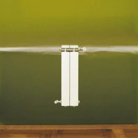 Aluminum cast radiator 324w central heating 2 elements KLASS 800 white GLOBAL 2xKLASS800B - Image 3/6