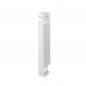Aluminium gietijzeren radiator 162W centrale verwarming 1 element KLASS 800 wit