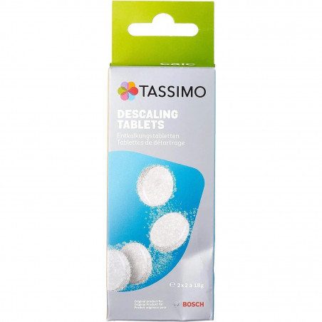 Descaling tablets for TASSIMO coffee makers, 4 tablets.