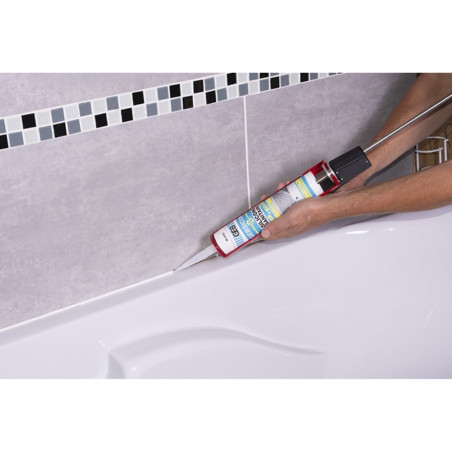 Transparante sanitaire siliconenkit pro Gebsicone W2 cartridge, 310 ml 890502 - Afbeelding 6/6