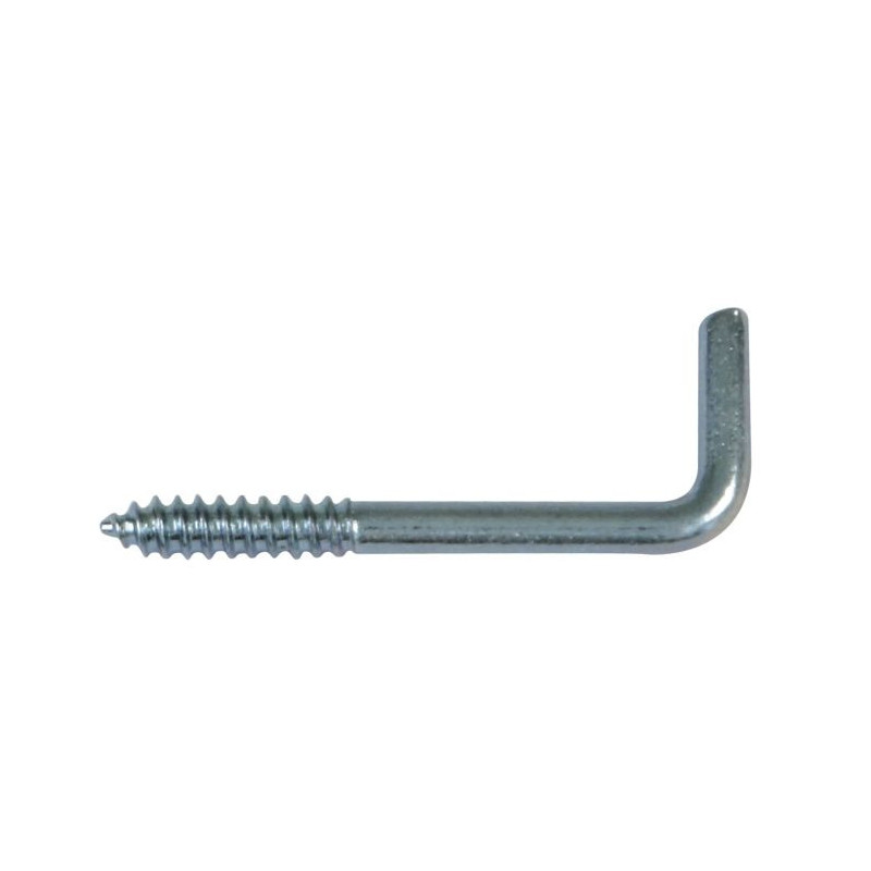 Verzinkt stalen schroefscharnier, diameter 3.5mm, lengte 30mm, 9 stuks.