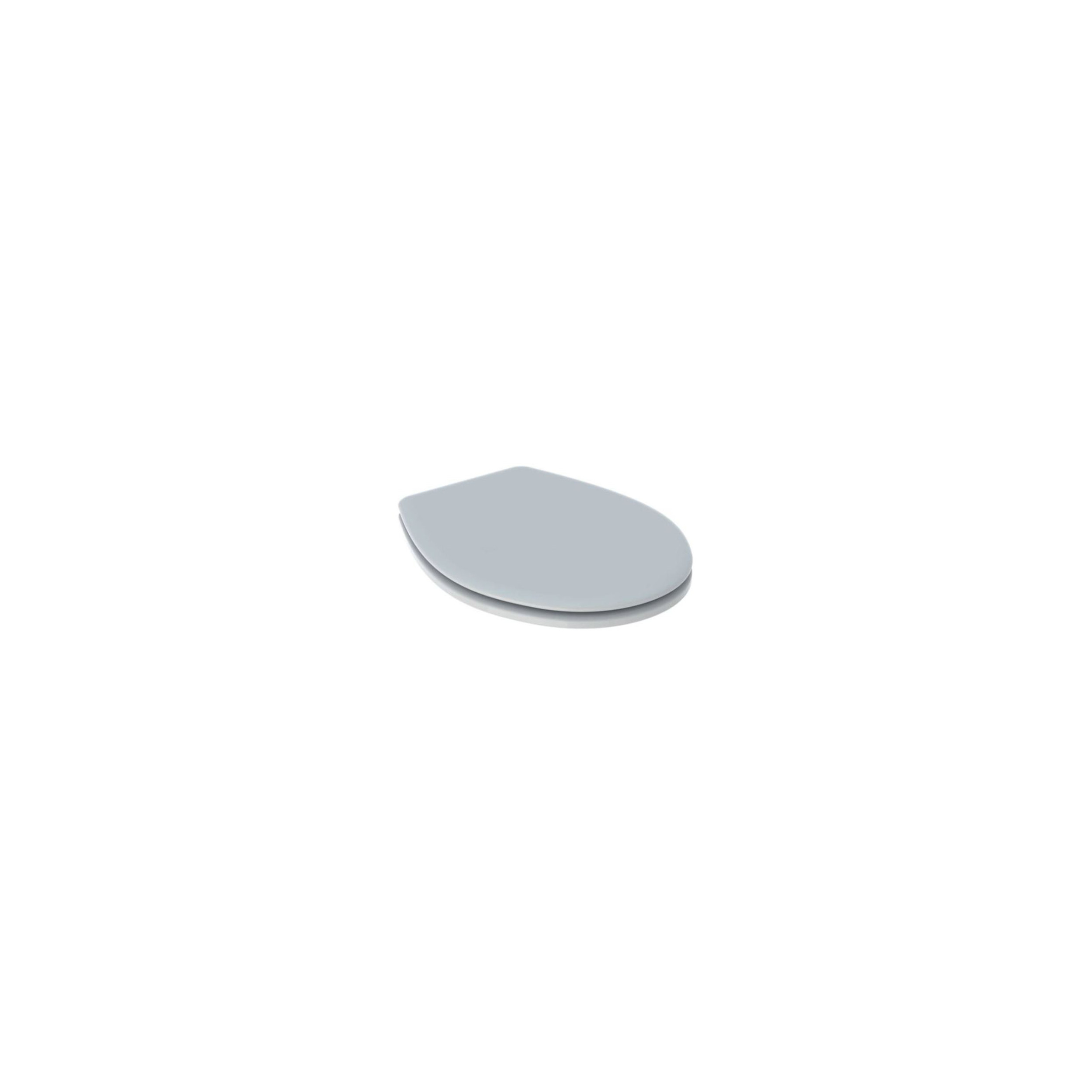 Sedile per WC Geberit BASTIA, cerniere in plastica, fissaggio sul fondo, bianco