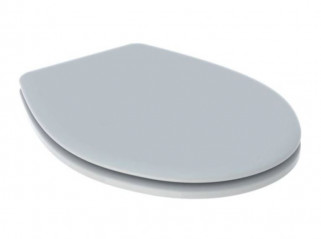 Sedile per WC Geberit BASTIA, cerniere in plastica, fissaggio sul fondo, bianco