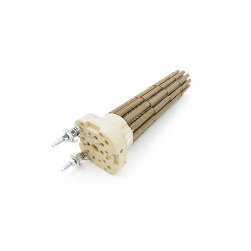 Eenfasig 1800 W steatiet verwarmingselement, diameter 47 mm, lengte 325 mm.