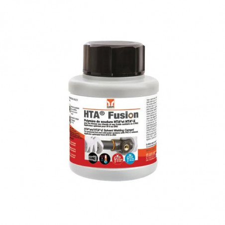 Adesivo polimerico HTA Fusion per saldature HTA e HTA-E, 250ml.