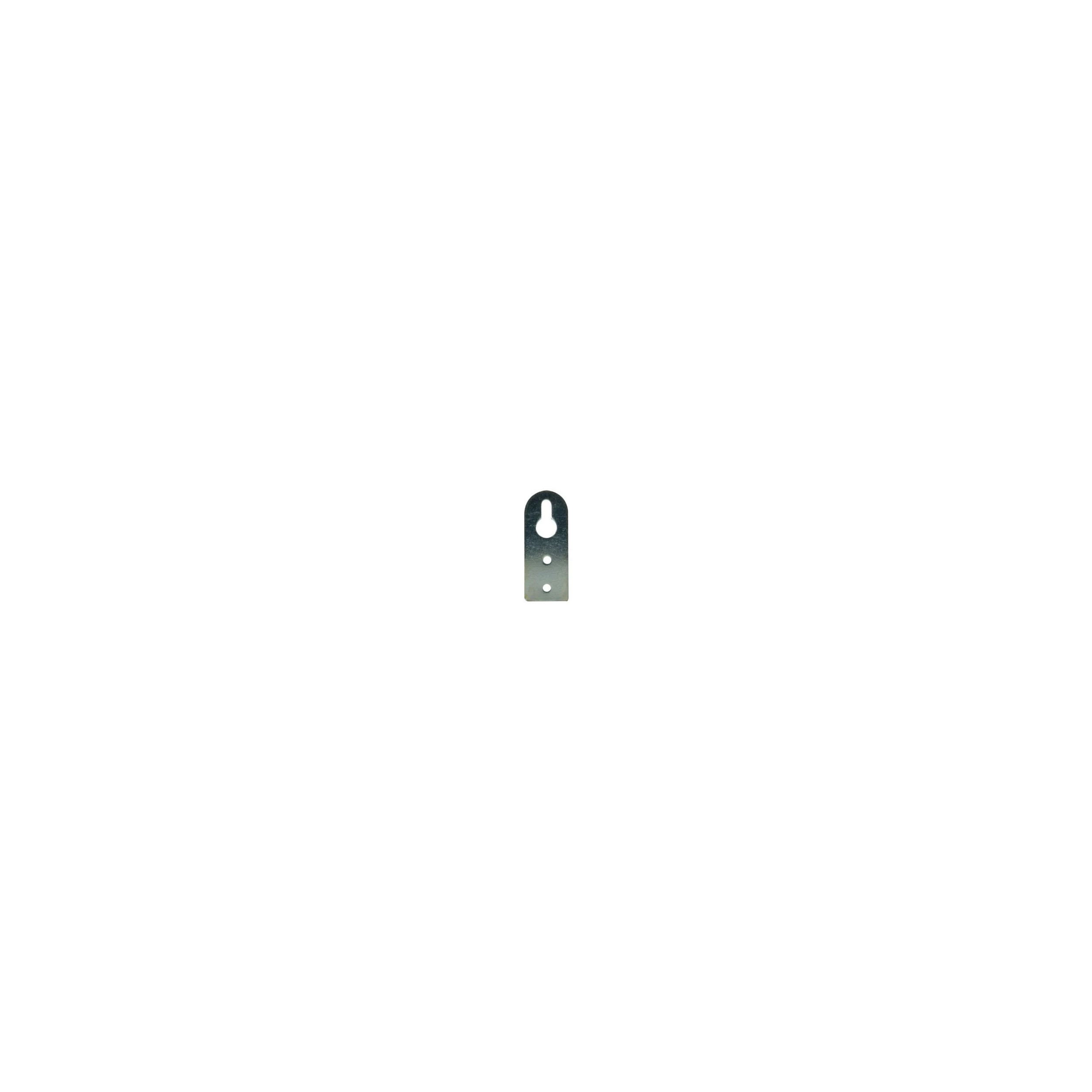 Element fastener, height 50mm, width 20mm, galvanized steel, 2 pcs.