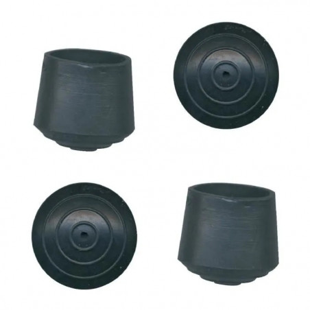 Embout enveloppant en caoutchouc diamètre 25mm, 4 pièces.