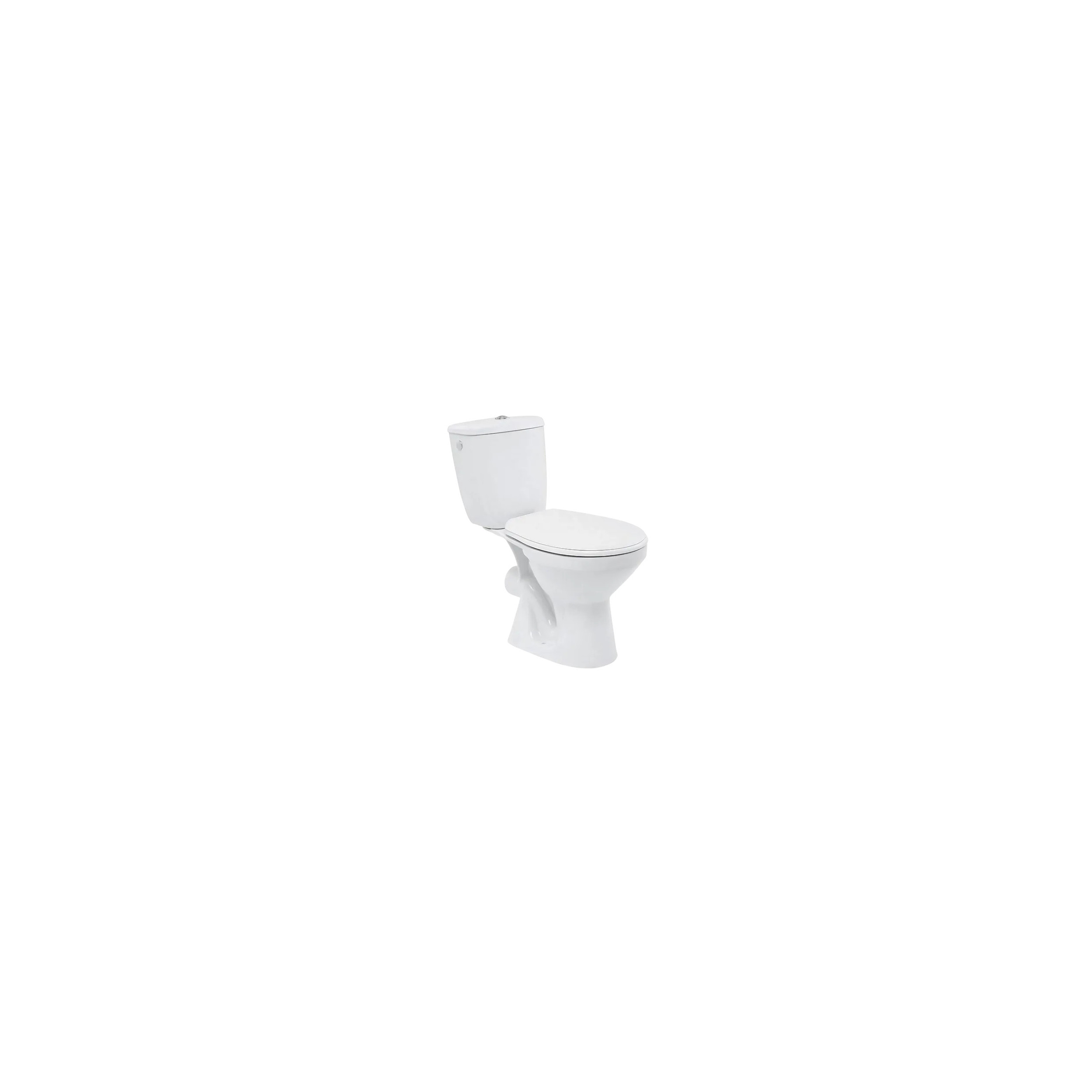 Wand-WC mit horizontalem Abgang, 3/6L, mit WC-Sitz. COGESANIT MITO - Bild 1/2