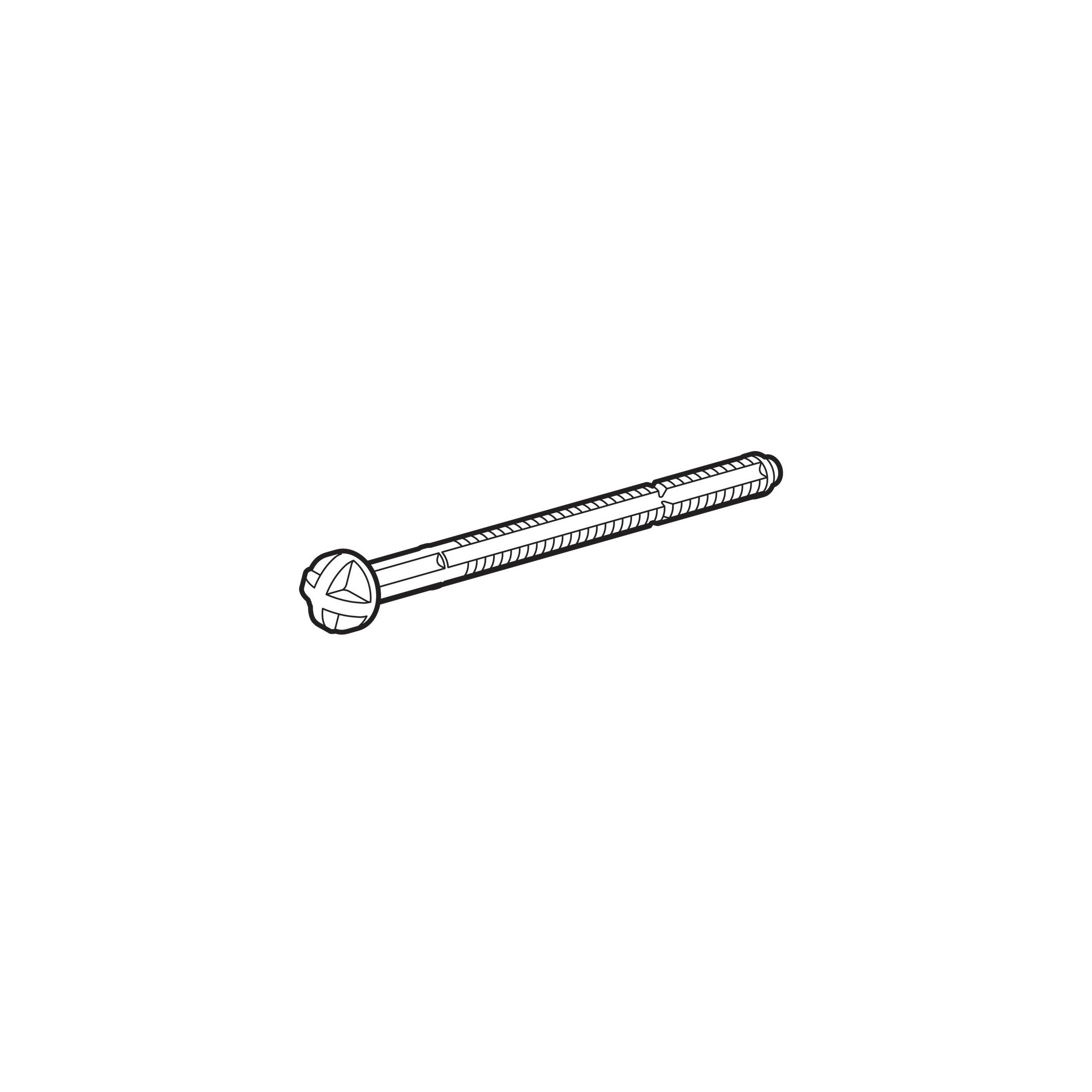 Lot De 4 Tiges Bouton Poussoir Geberit 240.074.00.1 Pour Réservoir Toilettes