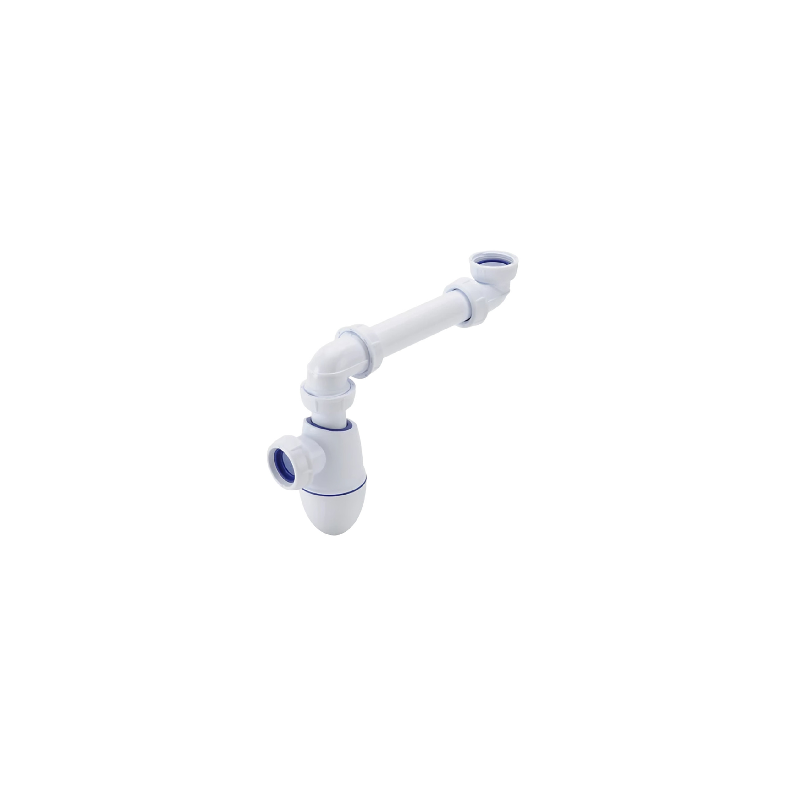 Easyphon Waschbeckensiphon mit hinterem Stutzen, BMT02