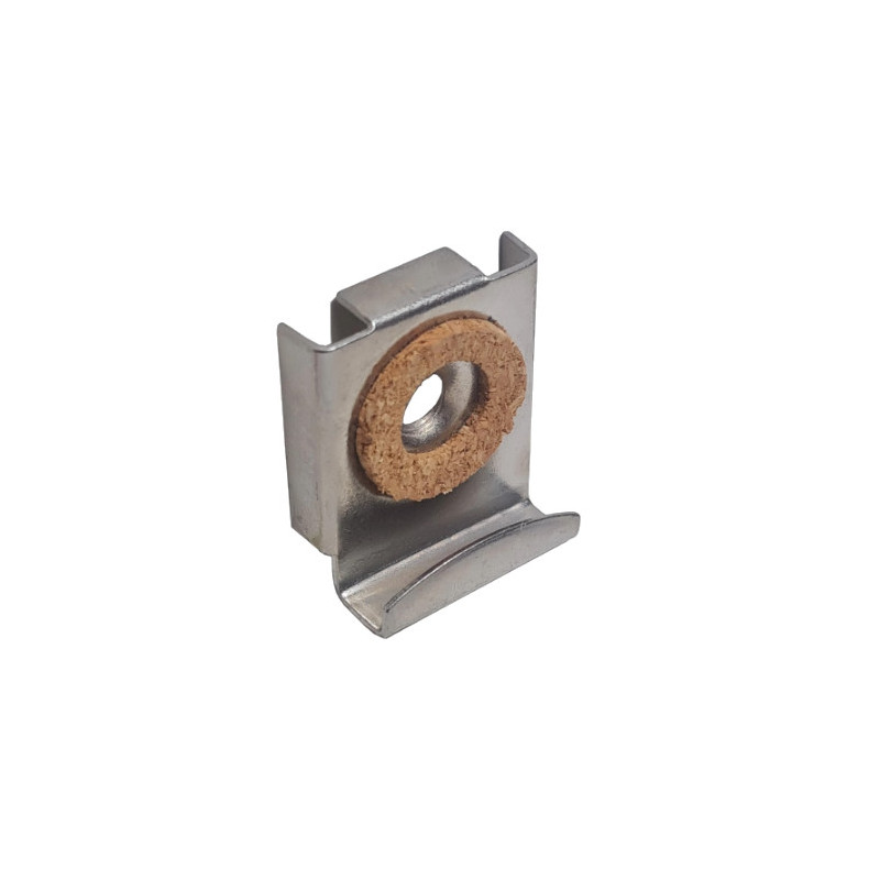 Square chrome plated spring clip, 4 pieces