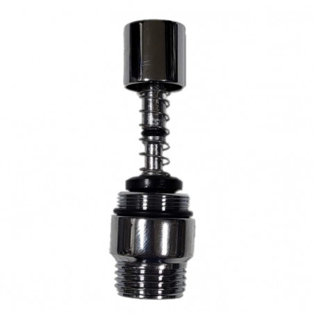 Mechanical diverter with chrome-plated knob for PAINI thermostatic fittings
