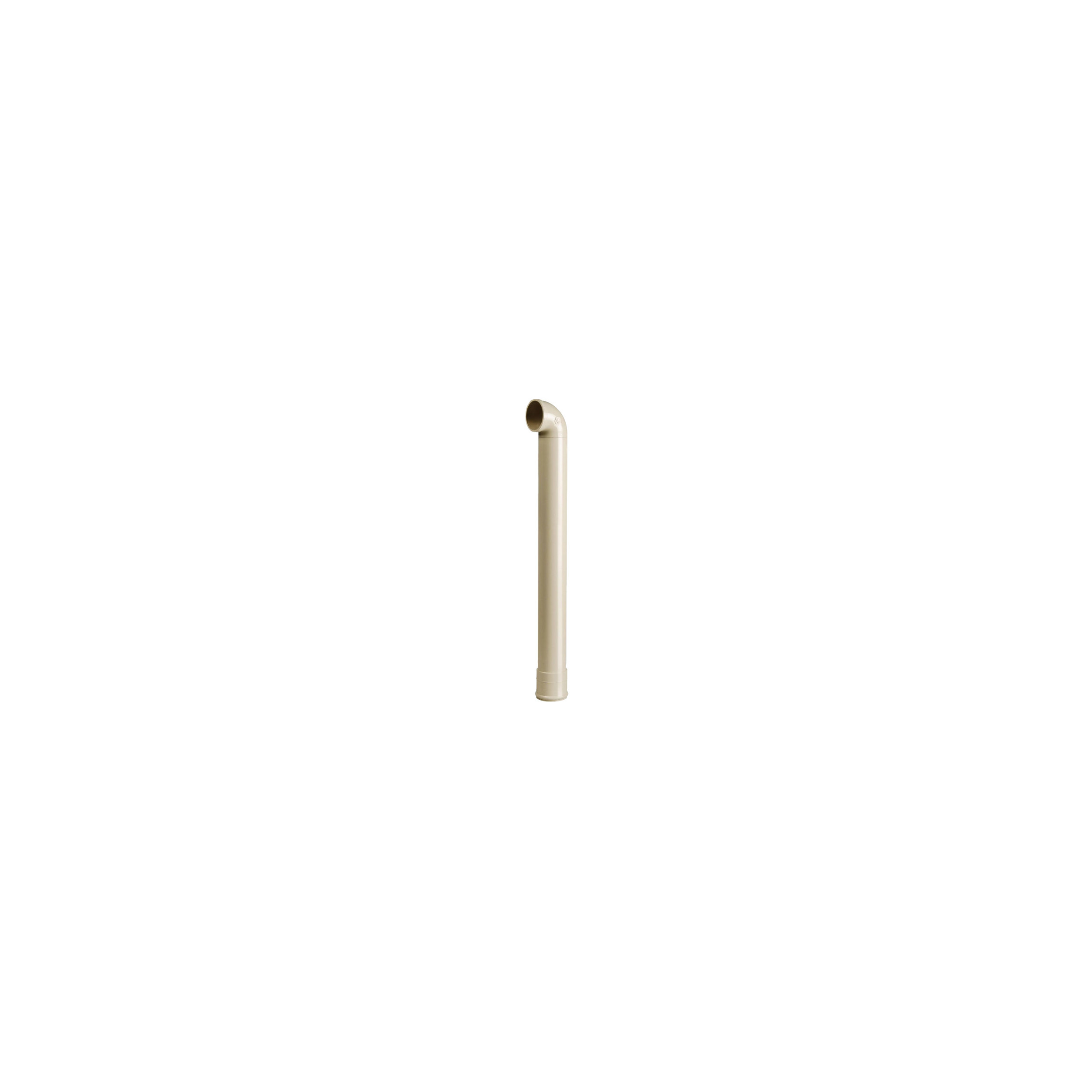 Dauphin coudé diamètre 100, 1 mètre, plastique