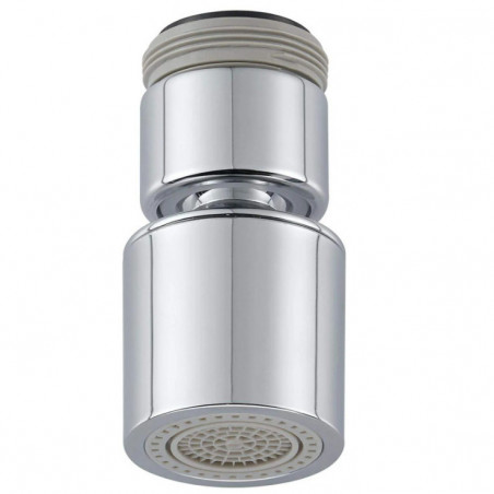VARIODUO 2-jet adjustable aerator 22x100 female, 24x100 male, 6.8L/min.